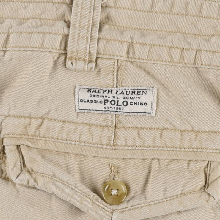 Ralph Lauren POLO RALPH LAUREN cargo shorts short pants men's w36 equivalent cotton Beige type Vintage Second Hand