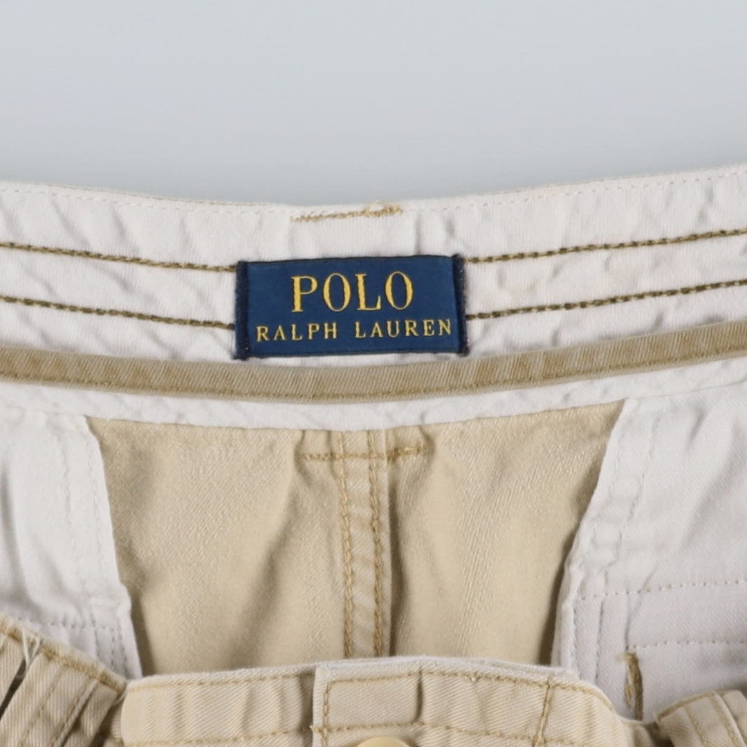 Ralph Lauren POLO RALPH LAUREN cargo shorts short pants men's w36 equivalent cotton Beige type Vintage Second Hand