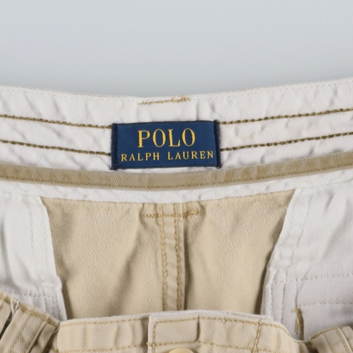 Ralph Lauren POLO RALPH LAUREN cargo shorts short pants men's w36 equivalent cotton Beige type Vintage Second Hand