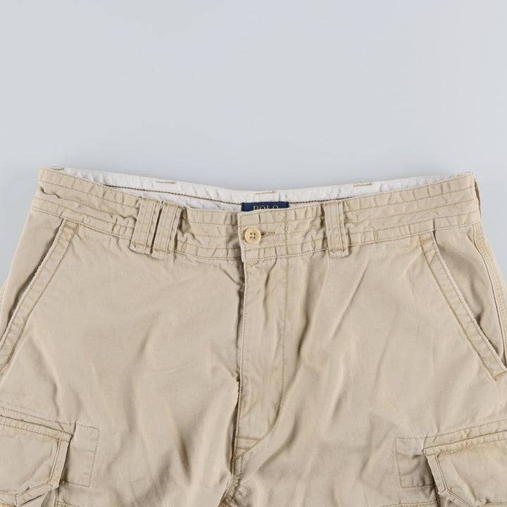 Ralph Lauren POLO RALPH LAUREN cargo shorts short pants men's w36 equivalent cotton Beige type Vintage Second Hand