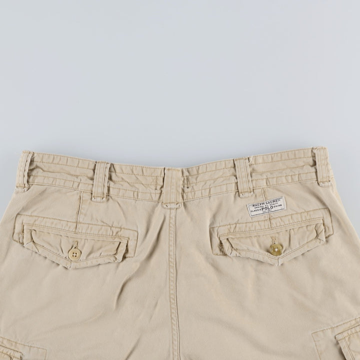Ralph Lauren POLO RALPH LAUREN cargo shorts short pants men's w36 equivalent cotton Beige type Vintage Second Hand