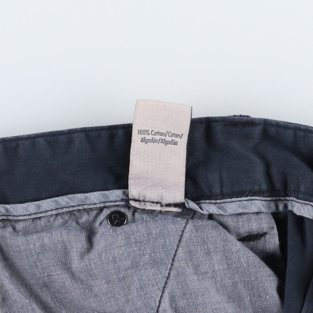Calvin Klein Jeans Cargo Shorts, Men's Size W38 (approx.) cotton navy blue type Vintage Second Hand