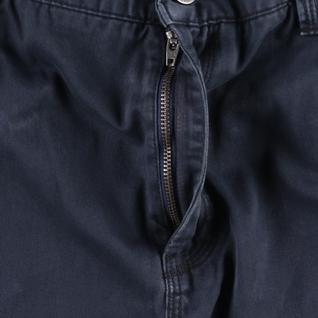 Calvin Klein Jeans Cargo Shorts, Men's Size W38 (approx.) cotton navy blue type Vintage Second Hand