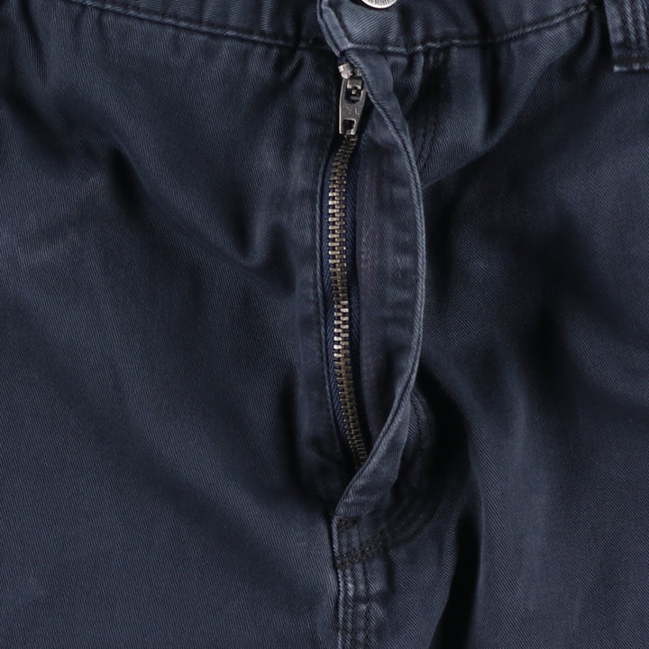 Calvin Klein Jeans Cargo Shorts, Men's Size W38 (approx.) cotton navy blue type Vintage Second Hand