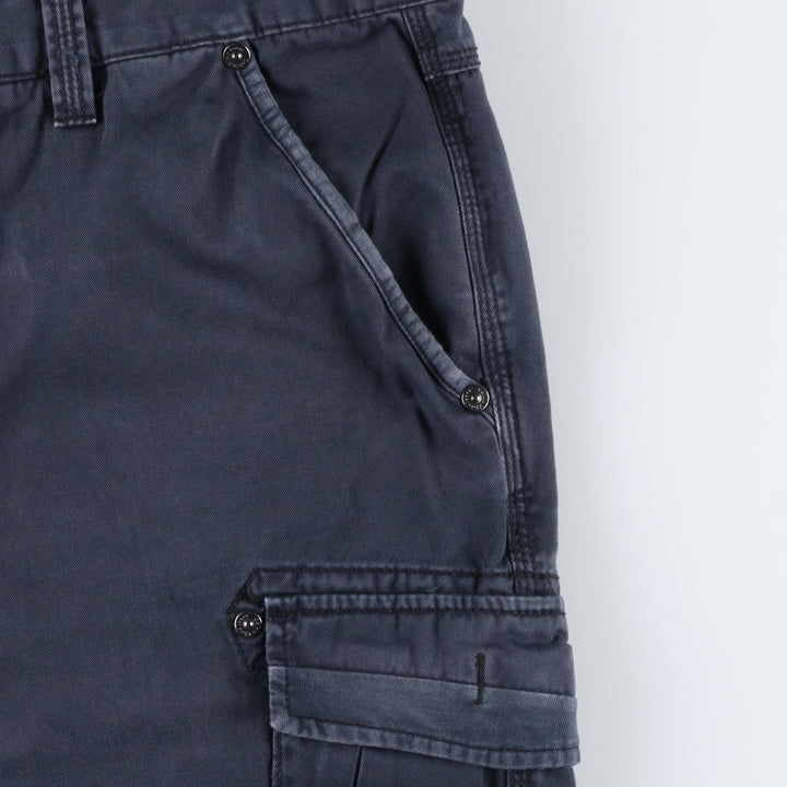 Calvin Klein Jeans Cargo Shorts, Men's Size W38 (approx.) cotton navy blue type Vintage Second Hand