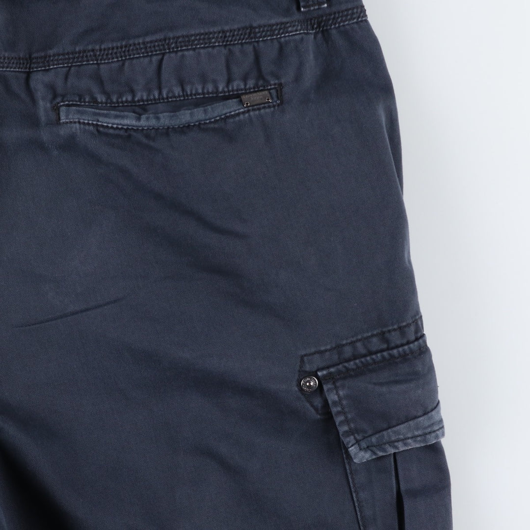 Calvin Klein Jeans Cargo Shorts, Men's Size W38 (approx.) cotton navy blue type Vintage Second Hand
