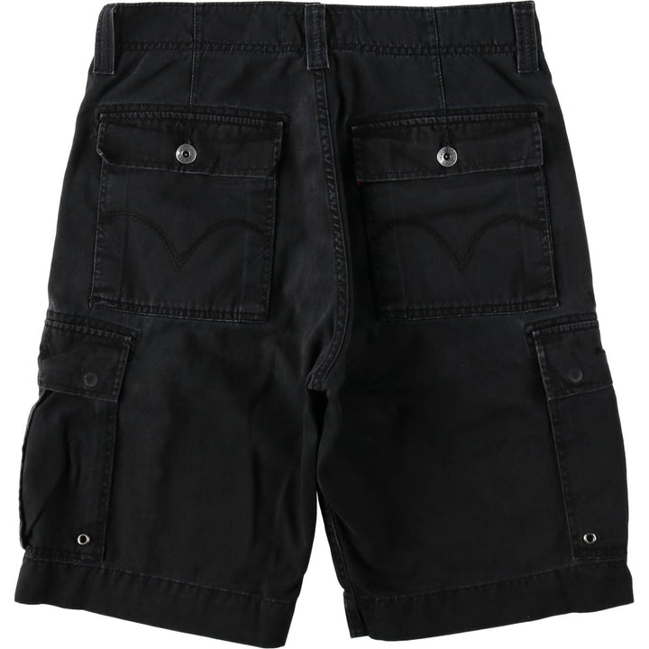 Levi's CARGO Cargo Shorts, Men's Size W33 (approx.) cotton black type Vintage Second Hand