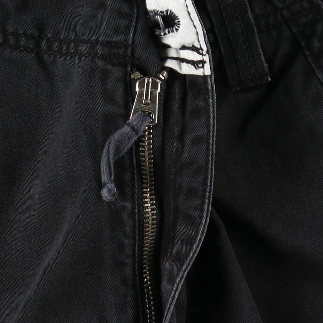 Levi's CARGO Cargo Shorts, Men's Size W33 (approx.) cotton black type Vintage Second Hand