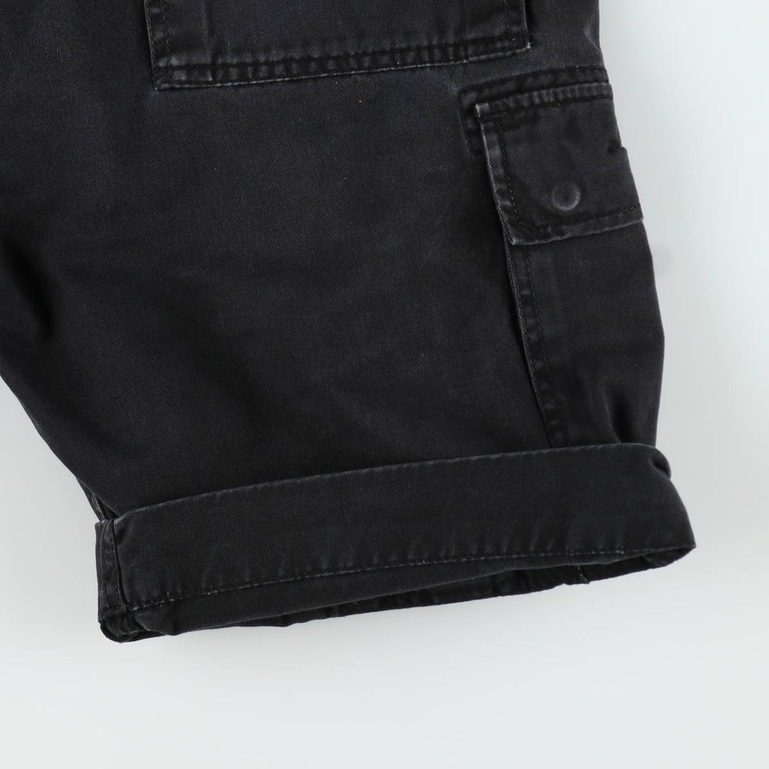 Levi's CARGO Cargo Shorts, Men's Size W33 (approx.) cotton black type Vintage Second Hand