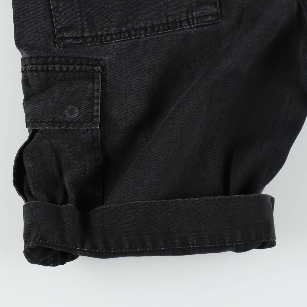 Levi's CARGO Cargo Shorts, Men's Size W33 (approx.) cotton black type Vintage Second Hand