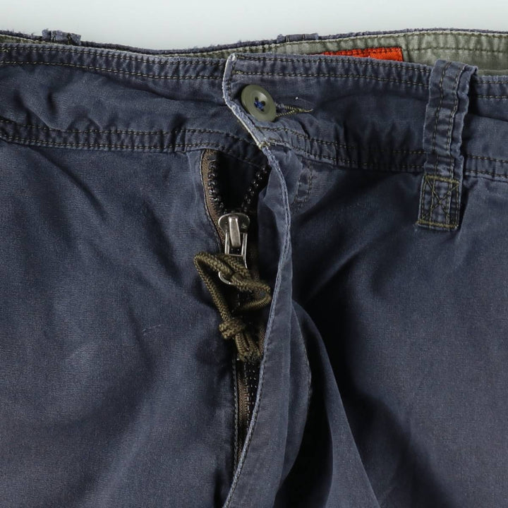 Abercrombie and Fitch cargo shorts, men's size W34 (approx.) cotton navy blue type Vintage Second Hand