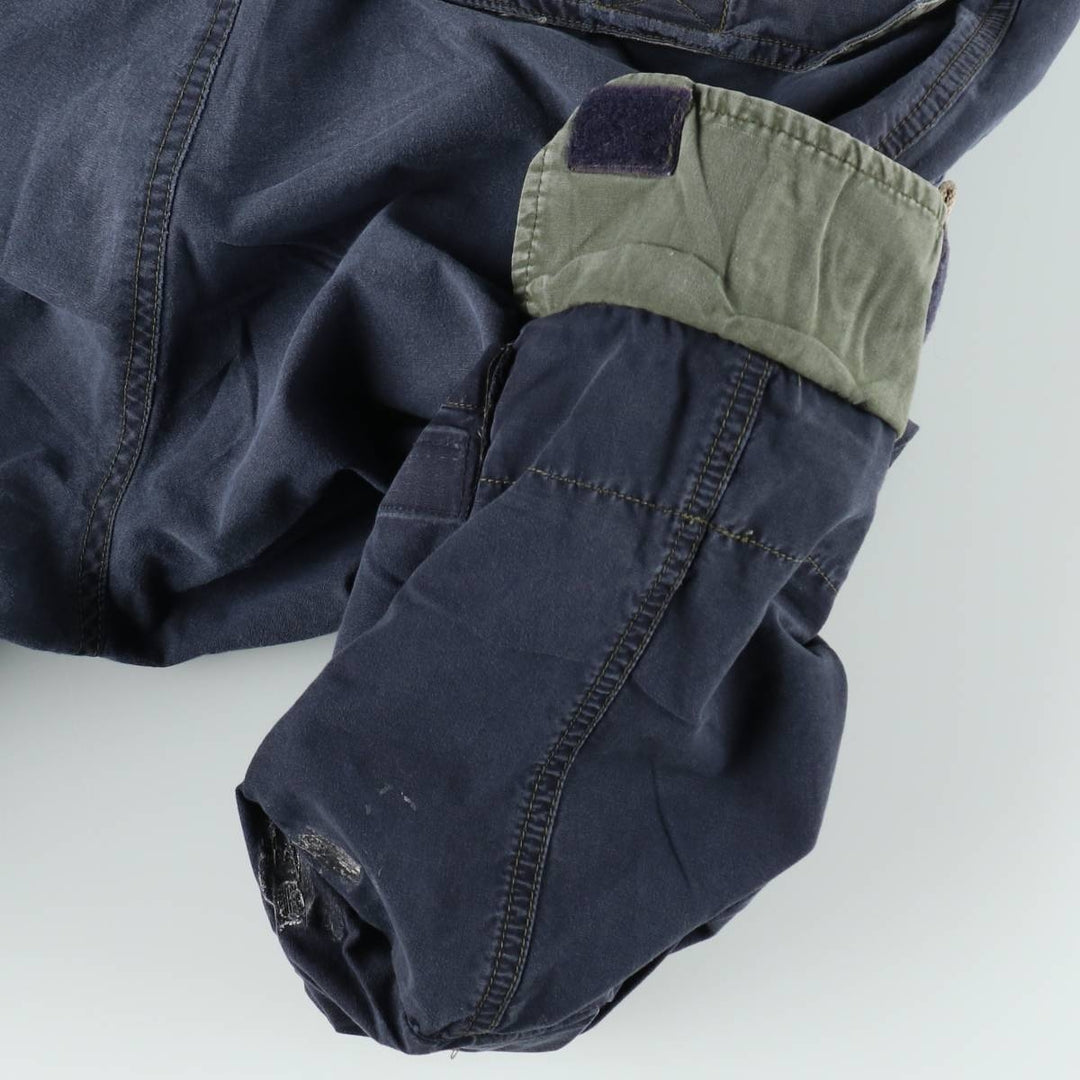 Abercrombie and Fitch cargo shorts, men's size W34 (approx.) cotton navy blue type Vintage Second Hand