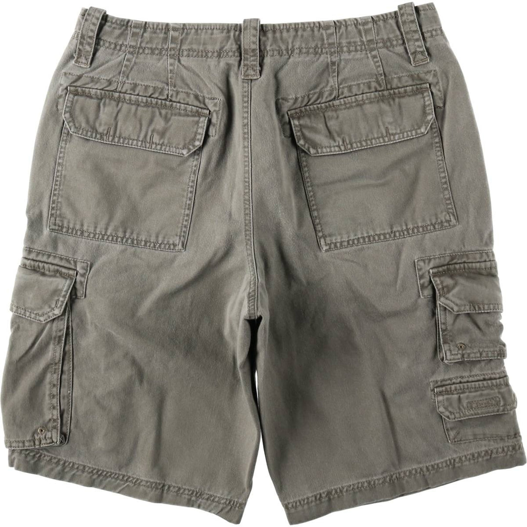 Eddie Bauer cargo shorts, men's size W33 (approx.) cotton Khaki type Vintage Second Hand