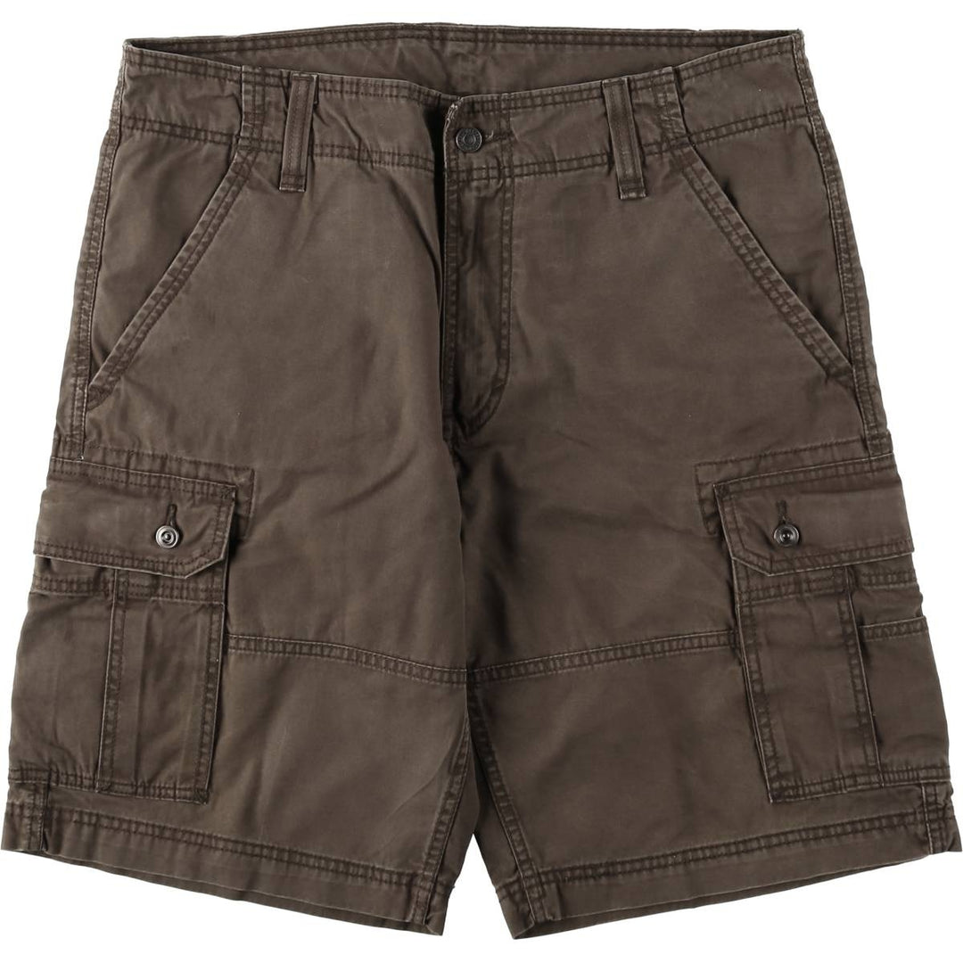 Levi's CARGO shorts, men's size W37 (approx.) cotton brown type Vintage Second Hand