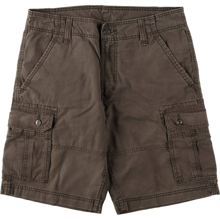 Levi's CARGO shorts, men's size W37 (approx.) cotton brown type Vintage Second Hand