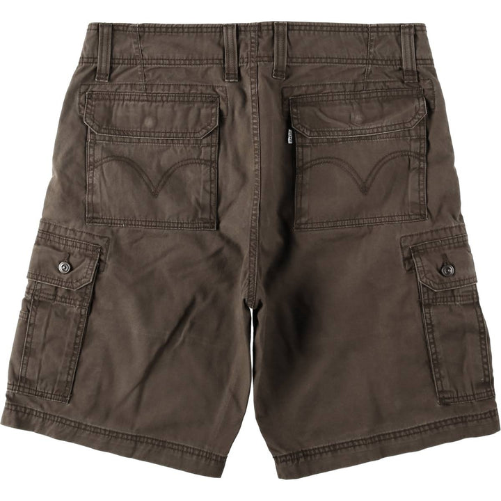 Levi's CARGO shorts, men's size W37 (approx.) cotton brown type Vintage Second Hand