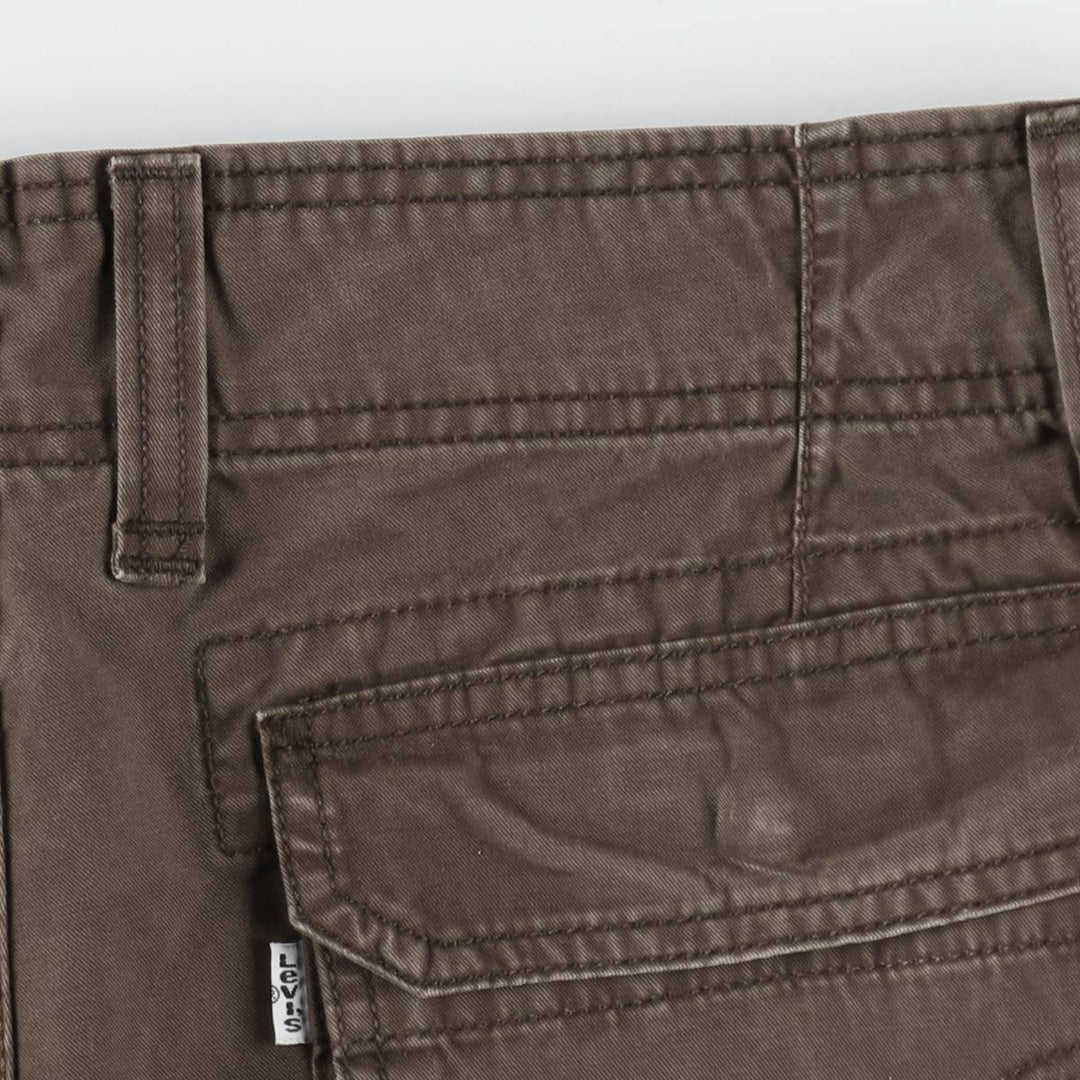Levi's CARGO shorts, men's size W37 (approx.) cotton brown type Vintage Second Hand