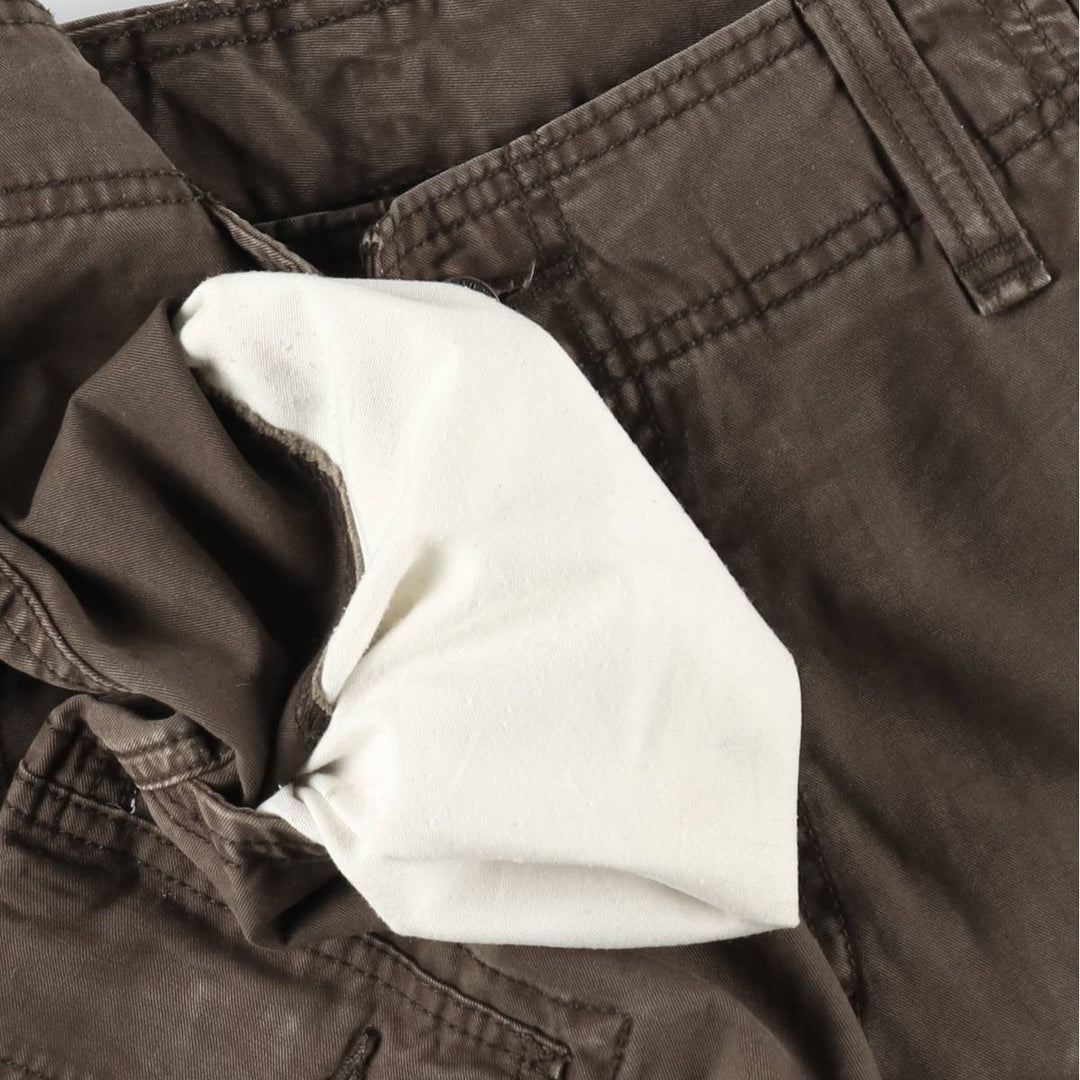 Levi's CARGO shorts, men's size W37 (approx.) cotton brown type Vintage Second Hand