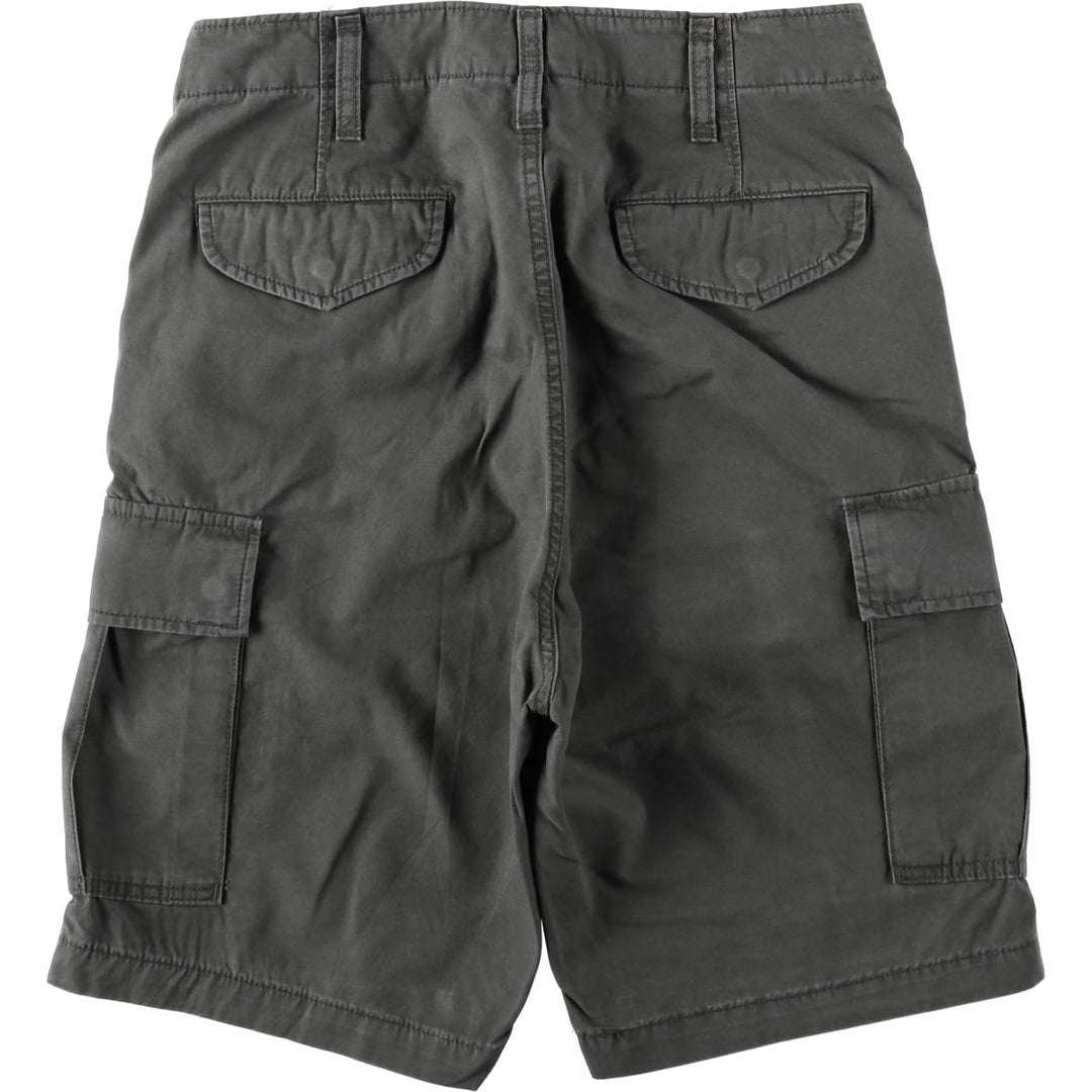 Levi's cargo shorts, men's size W31 (approx.) cotton gray type Vintage Second Hand