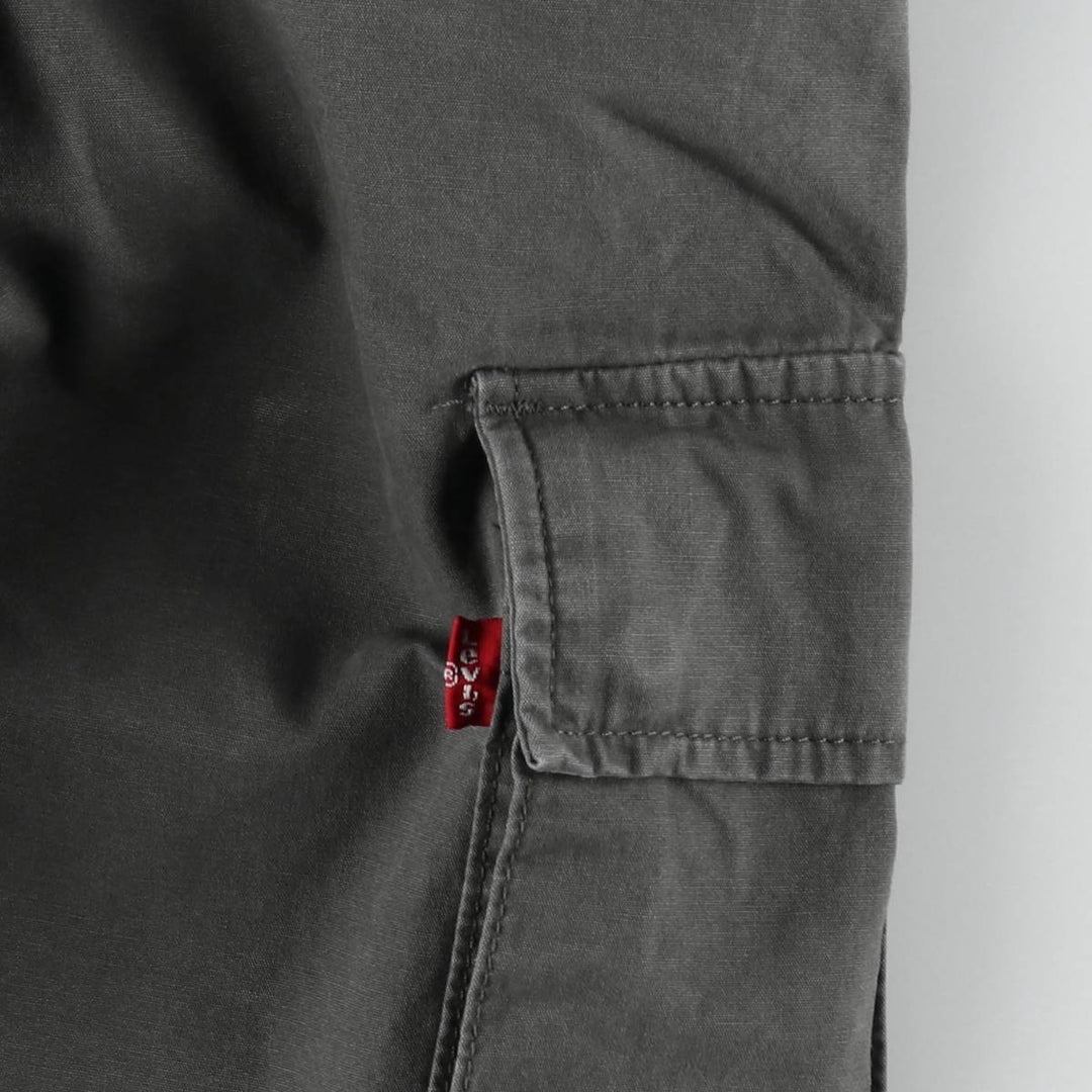 Levi's cargo shorts, men's size W31 (approx.) cotton gray type Vintage Second Hand