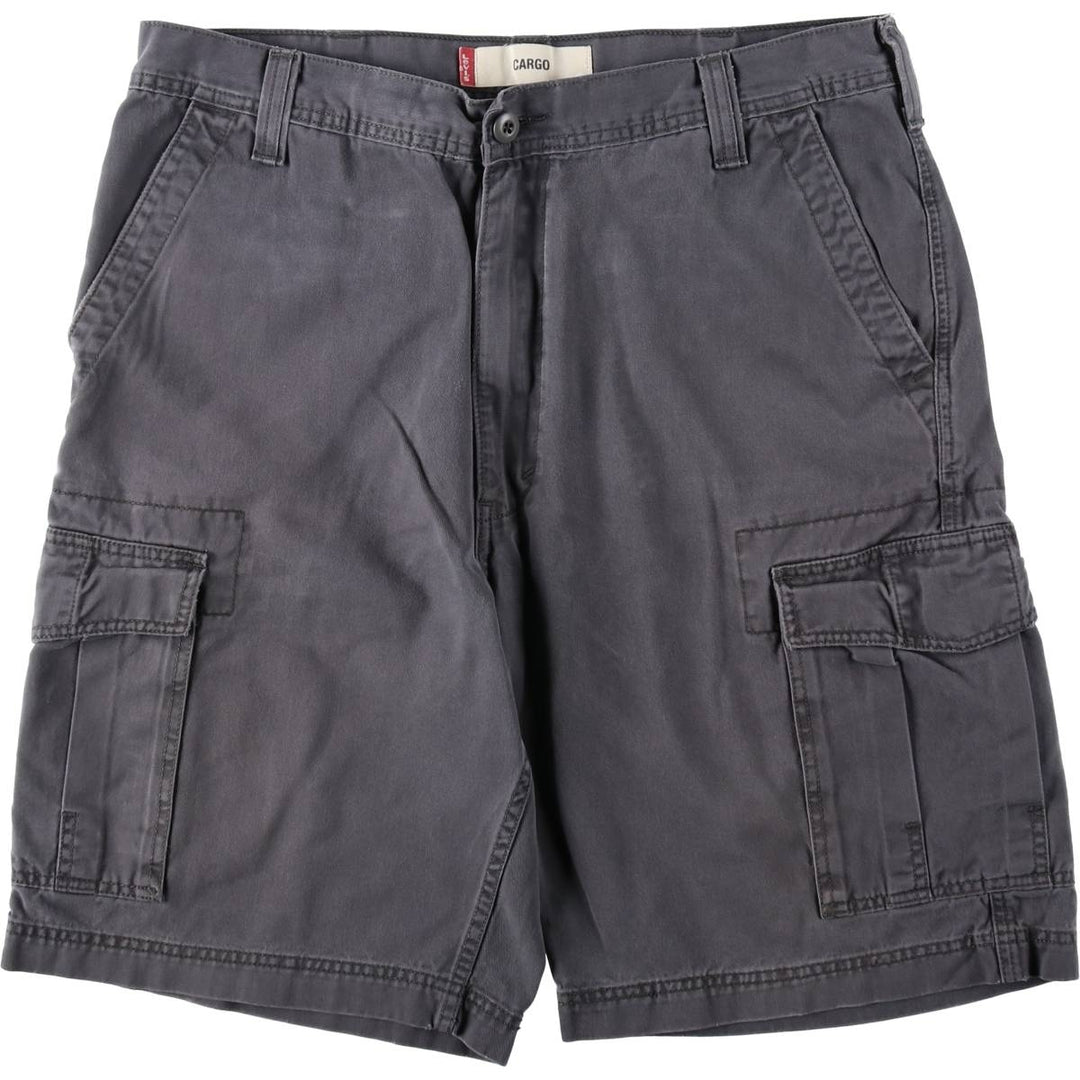 Levi's CARGO Cargo Shorts, Men's Size W37 (approx.) cotton gray type Vintage Second Hand