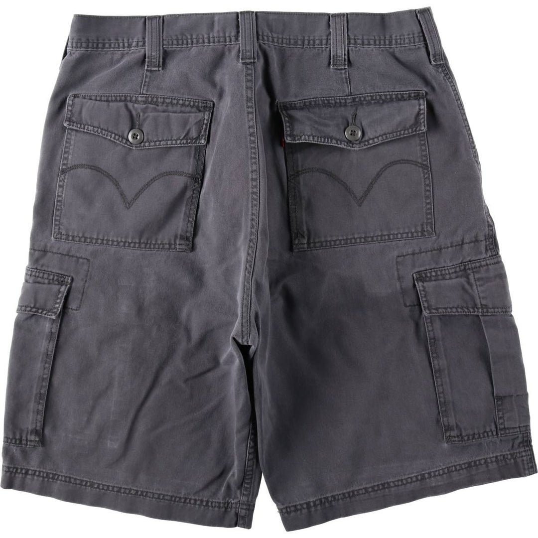 Levi's CARGO Cargo Shorts, Men's Size W37 (approx.) cotton gray type Vintage Second Hand