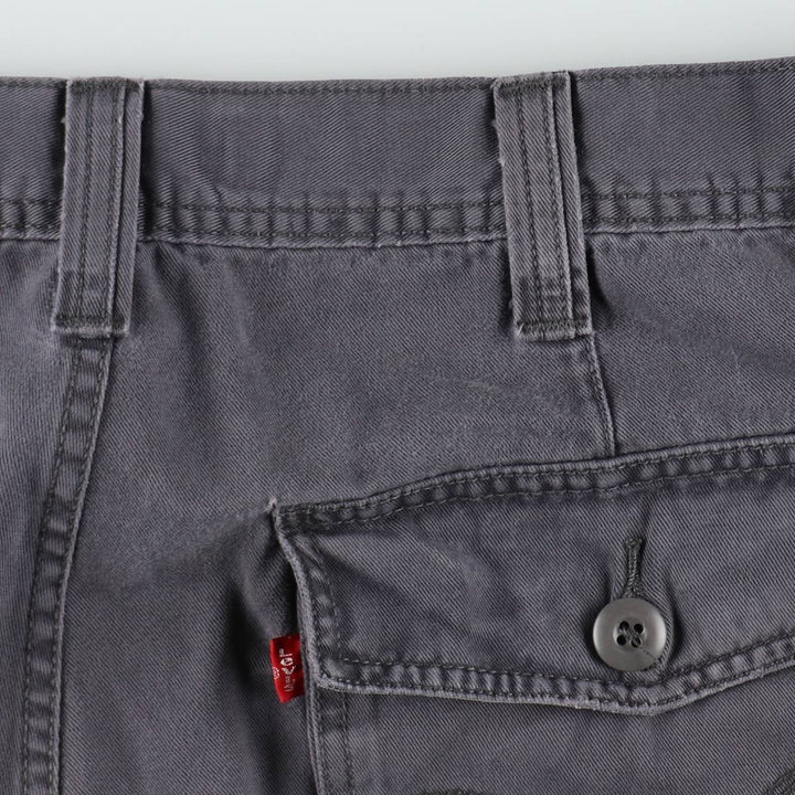Levi's CARGO Cargo Shorts, Men's Size W37 (approx.) cotton gray type Vintage Second Hand