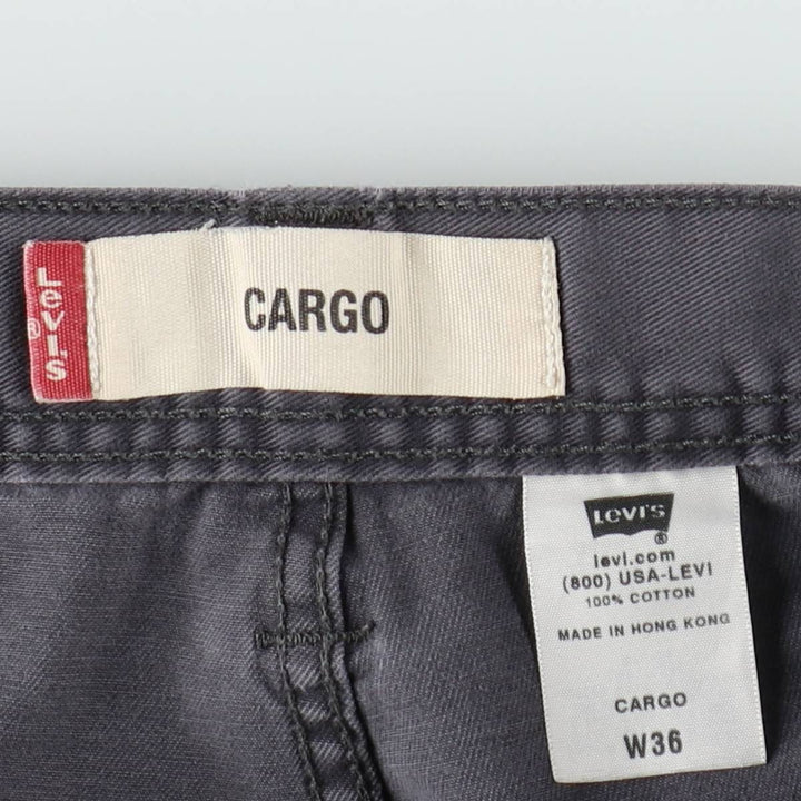 Levi's CARGO Cargo Shorts, Men's Size W37 (approx.) cotton gray type Vintage Second Hand