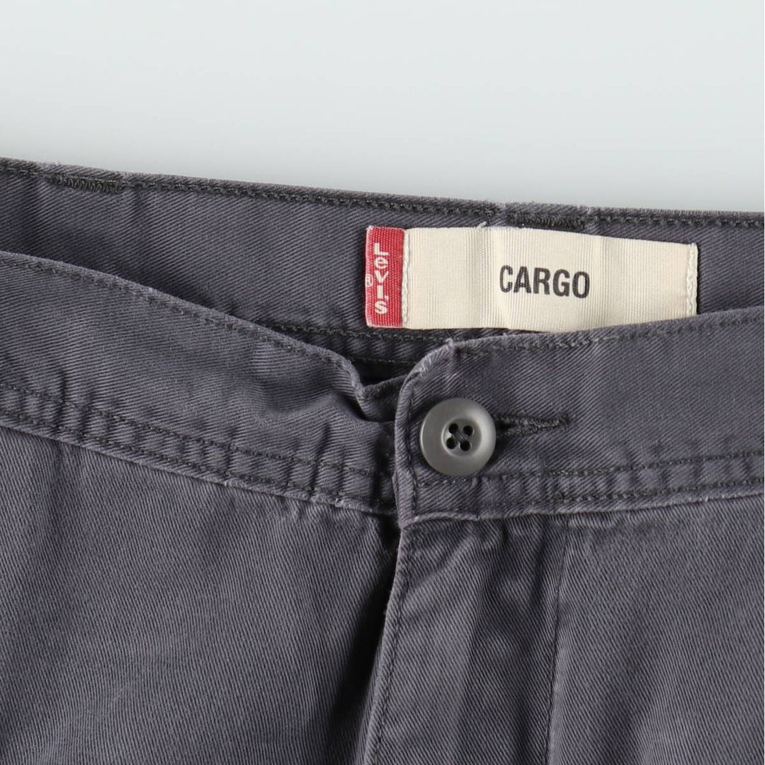 Levi's CARGO Cargo Shorts, Men's Size W37 (approx.) cotton gray type Vintage Second Hand