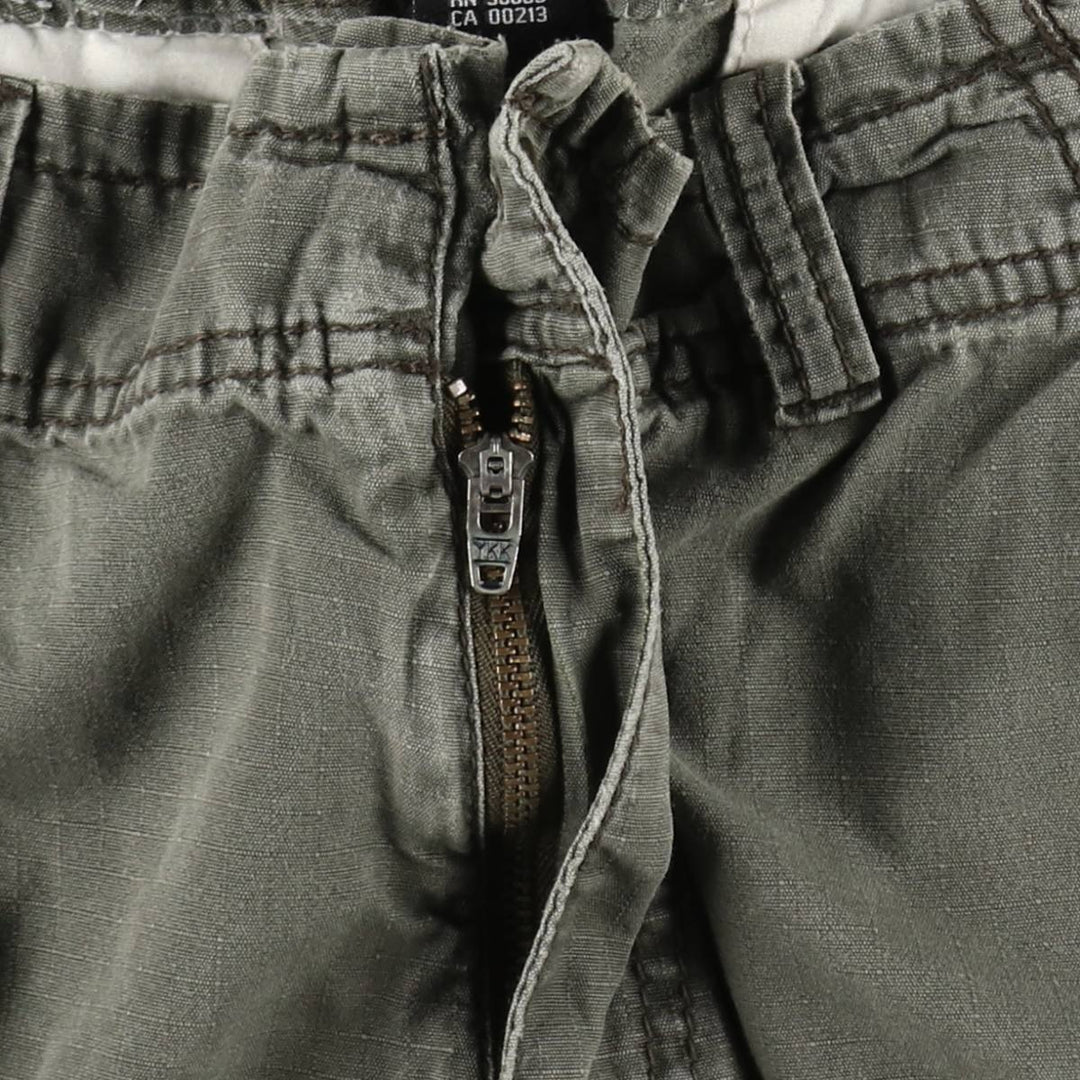 Calvin Klein Jeans Ripstop Cargo Shorts, Men's Size W39 (approx.) cotton Khaki type Vintage Second Hand
