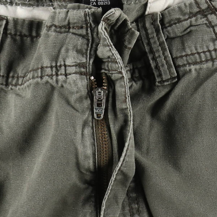 Calvin Klein Jeans Ripstop Cargo Shorts, Men's Size W39 (approx.) cotton Khaki type Vintage Second Hand
