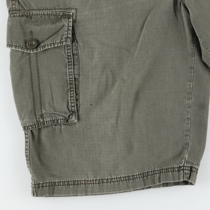 Calvin Klein Jeans Ripstop Cargo Shorts, Men's Size W39 (approx.) cotton Khaki type Vintage Second Hand