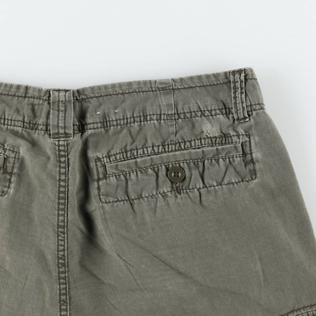 Calvin Klein Jeans Ripstop Cargo Shorts, Men's Size W39 (approx.) cotton Khaki type Vintage Second Hand