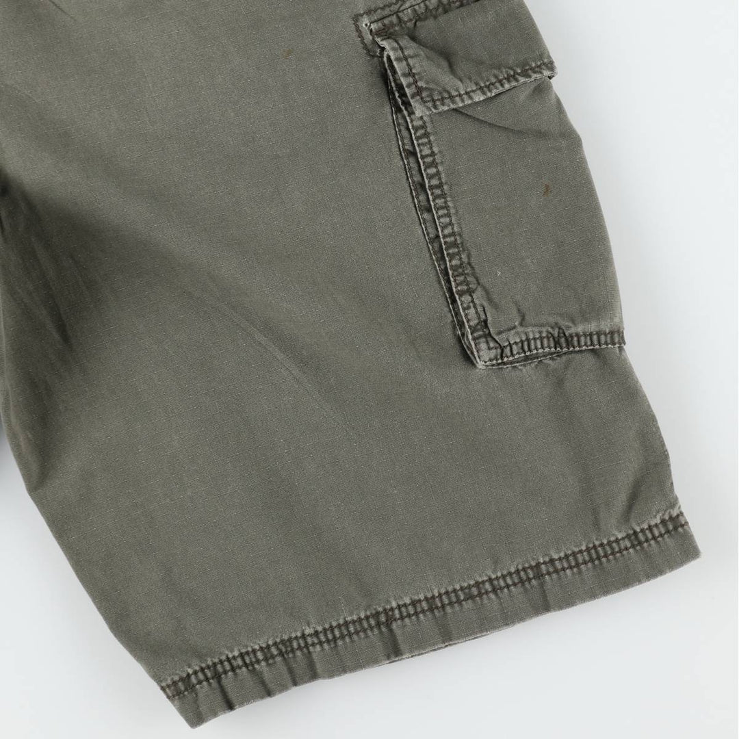 Calvin Klein Jeans Ripstop Cargo Shorts, Men's Size W39 (approx.) cotton Khaki type Vintage Second Hand