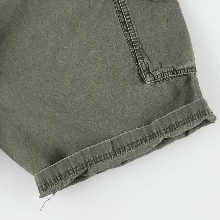Calvin Klein Jeans Ripstop Cargo Shorts, Men's Size W39 (approx.) cotton Khaki type Vintage Second Hand