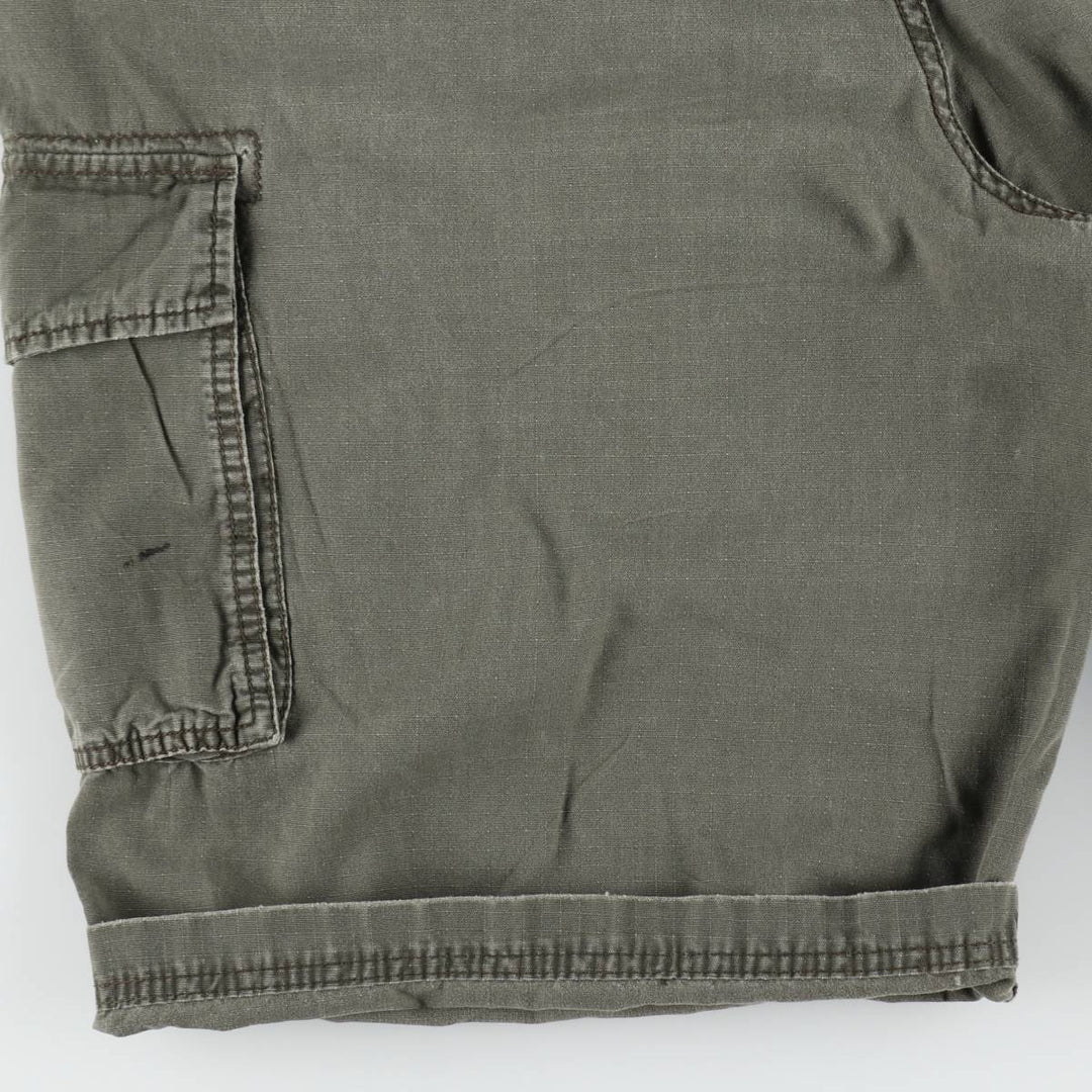 Calvin Klein Jeans Ripstop Cargo Shorts, Men's Size W39 (approx.) cotton Khaki type Vintage Second Hand