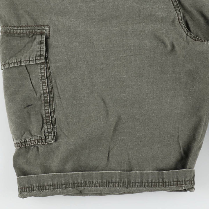 Calvin Klein Jeans Ripstop Cargo Shorts, Men's Size W39 (approx.) cotton Khaki type Vintage Second Hand