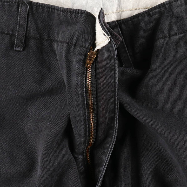 Levi's cargo shorts, men's size W37 (approx.) cotton black type Vintage Second Hand