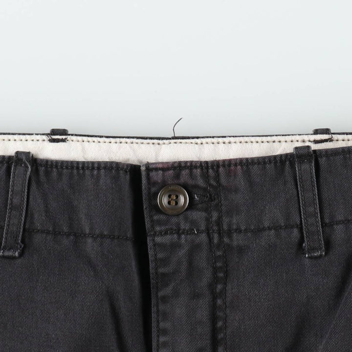 Levi's cargo shorts, men's size W37 (approx.) cotton black type Vintage Second Hand