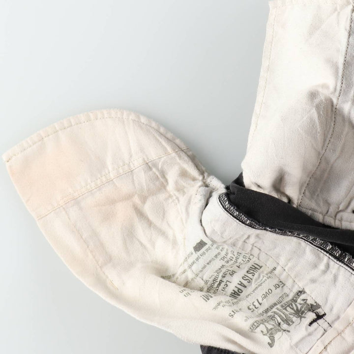 Levi's cargo shorts, men's size W37 (approx.) cotton black type Vintage Second Hand