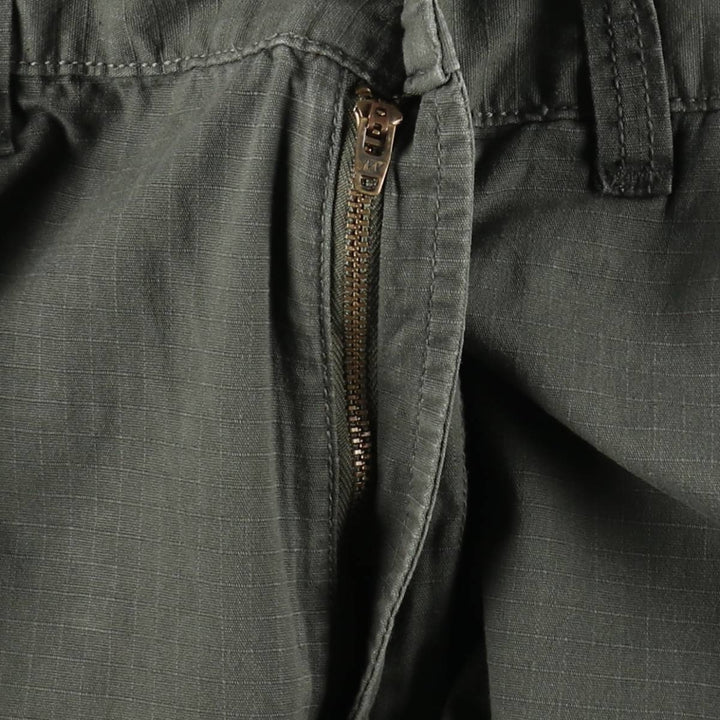 2000s- Calvin Klein Jeans Ripstop Cargo Shorts (Men's W37 equivalent) cotton Khaki type Vintage Second Hand