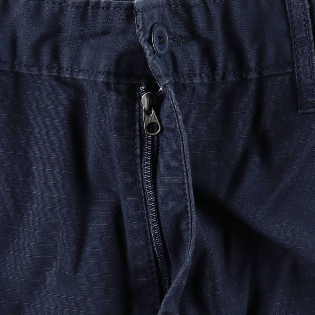 Levi's ripstop cargo shorts, men's size W37 (approx.) cotton navy blue type Vintage Second Hand