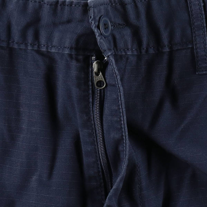 Levi's ripstop cargo shorts, men's size W37 (approx.) cotton navy blue type Vintage Second Hand