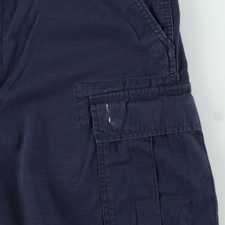 Levi's ripstop cargo shorts, men's size W37 (approx.) cotton navy blue type Vintage Second Hand