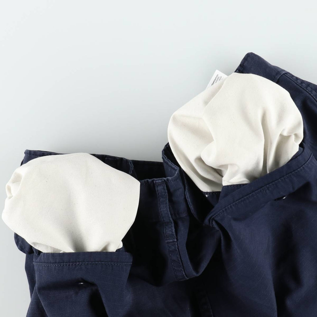 Levi's ripstop cargo shorts, men's size W37 (approx.) cotton navy blue type Vintage Second Hand