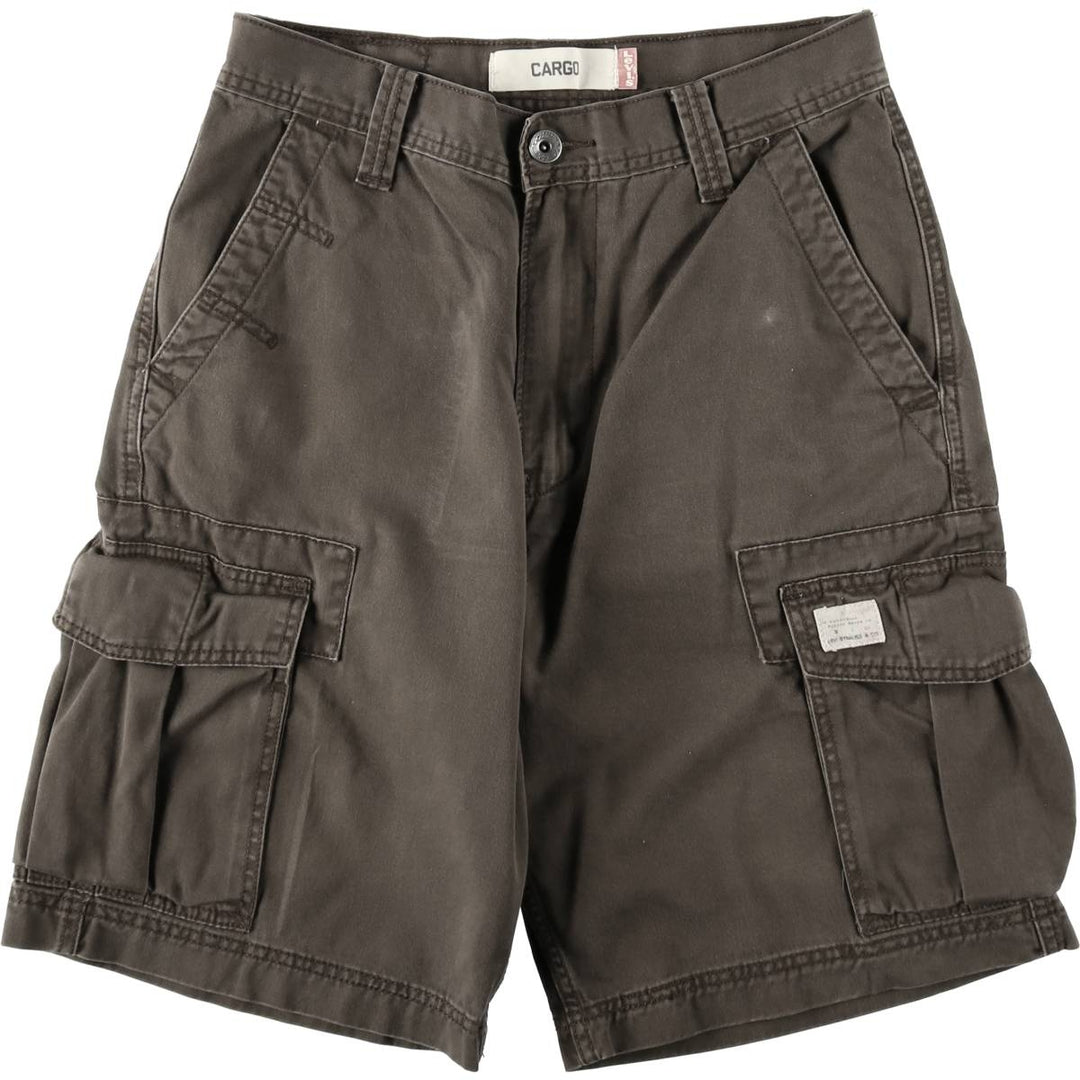 Levi's CARGO Cargo Shorts, Men's W30 (approx.) cotton Khaki type brown Vintage Second Hand