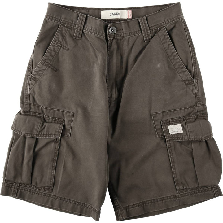Levi's CARGO Cargo Shorts, Men's W30 (approx.) cotton Khaki type brown Vintage Second Hand