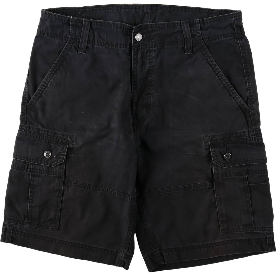 Levi's CARGO Cargo Shorts, Men's Size W35 (approx.) cotton black type Vintage Second Hand