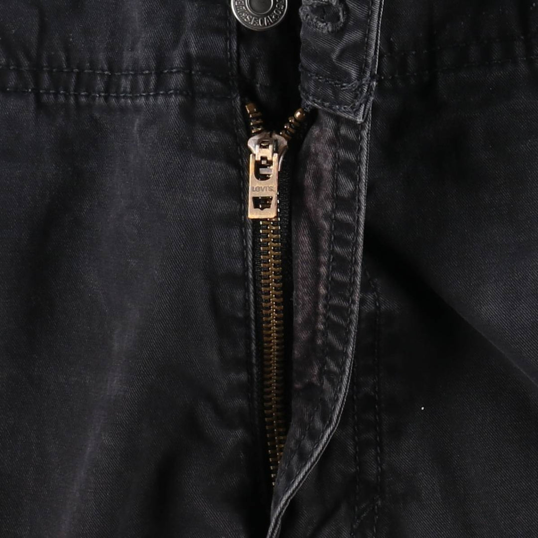 Levi's CARGO Cargo Shorts, Men's Size W35 (approx.) cotton black type Vintage Second Hand