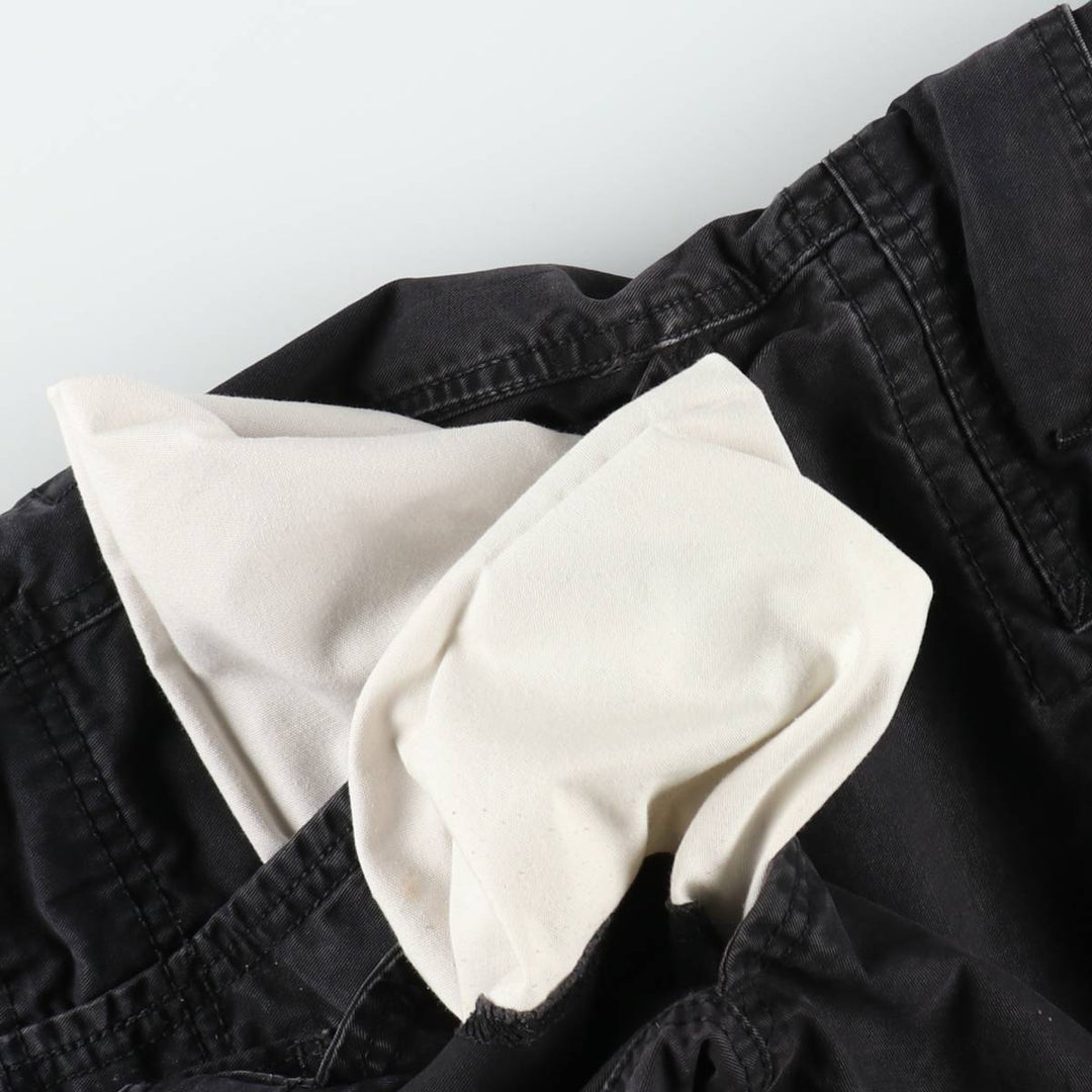 Levi's CARGO Cargo Shorts, Men's Size W35 (approx.) cotton black type Vintage Second Hand